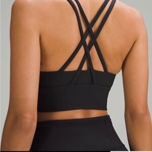 Lululemon Energy ribbed bra in Black sz 8